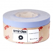 Абразивная бумага в рулонах SMIRDEX Ceramic Velcro 740, 70мм*25м
