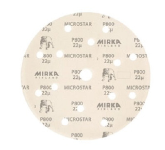 Шлифовальные круги Mirka MICROSTAR 150 мм (15 отв., липучка)