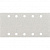 Абразивные полоски SMIRDEX 510 White, 10 отверстий, 115*230 мм