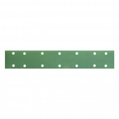 Шлифовальные полоски Sunmight FILM L312T 70х420 мм на липучке, 14 отв., зелёные