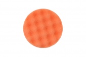 Рельефный поролоновый полировальный диск 85мм, оранжевый 2 шт. в упаковке