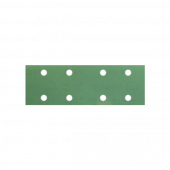 Шлифовальные полоски Sunmight FILM L312T 70х198 мм на липучке, 8 отв., зелёные