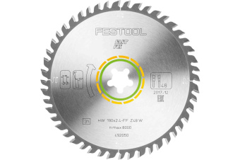 Пильный диск с мелким зубом Festool 190x2,4 FF W48