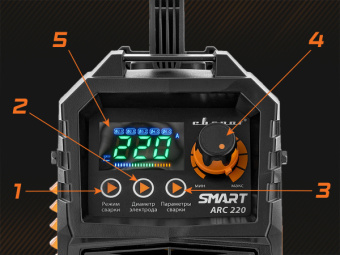 Инверторный сварочный аппарат Сварог REAL SMART ARC 220 (Z28403)